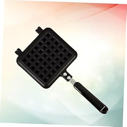 Cabilock Antihaftform für Waffeln waffelneisen küche dekoration Küchendekor dekoration küche Trendiges Design hochzei küchen dekoration küchenzeile Waffeleisen Kuchen Waffelform Black – Bild 8