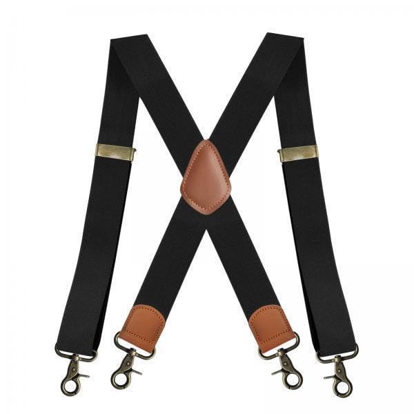 The Style Sutra 3xSuspenders for Men Heavy Duty Suspenders Adjustable Casual 3.5cm Wide Braces Black|Clothing Shoes & Accessories | Mens Accessories | Suspenders Braces-image-21