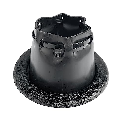 Passe-câble moteur pour bateau – Soufflet marin pour tableau arrière, protection des câbles de direction et conduites de carburant, diamètre 112 mm (Noir)