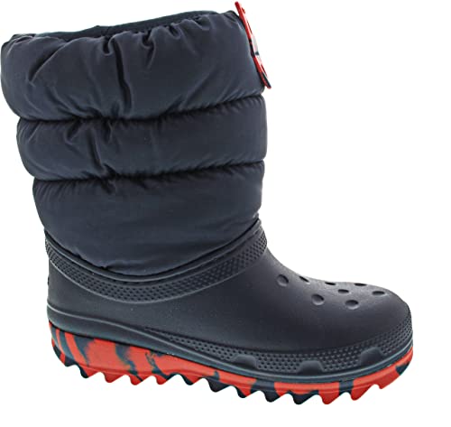 Crocs Kids' Classic Neo Puff Boot | Kids' Winter Boots, Navy, 4 Toddler #TOP2