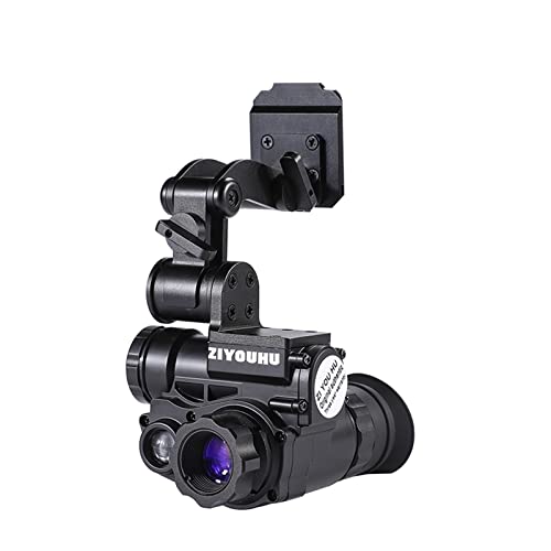 1-6x Zoom montado en la Cabeza HD IR Gafas de visión Nocturna Blackamp; White/Green Imaging Digital Night Viewer Monocular for táctica para Acampar(Night Vision)