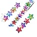Holographic Star Stickers Roll, 1 Inch, 500 Count, Iridescent Rainbow Colors