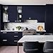 Jeweluck Navy Peel and Stick Wallpaper Navy Wallpaper 15.7inchx393.7inch Dark Blue Contact Paper Peel and Stick Matte Solid Removable Self-Adhesive Wall Paper for Cabinets Bedroom Decorative Vinyl