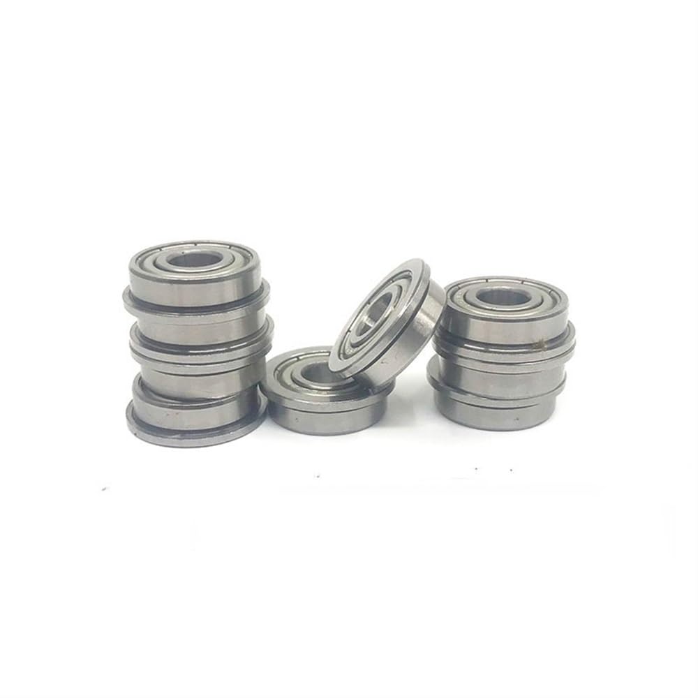 WTEPNQQDI F606ZZ Bearing ABEC-5 6 * 17 mm Flanged F606Z Ball Bearings F606 ZZ