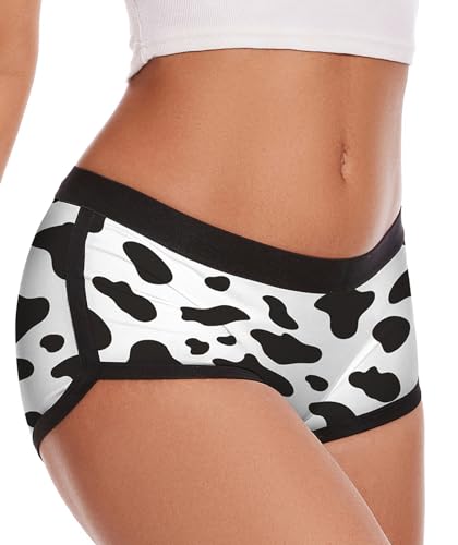 Image of Aueyan Womens Boyshorts Panties Stretchy Boxer Briefs Novelty Lounge Sleep Shorts