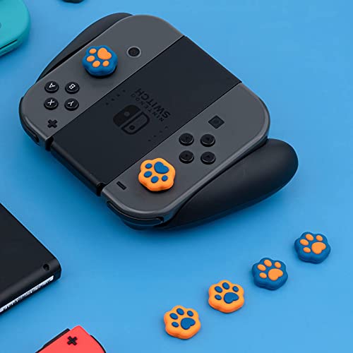 Geekshare Tampas De Polegar Em Forma De Pata De Gato Compatíveis Com Nintendo Switch/Oled/Switch Lit