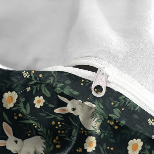 Housse de couette lapins de Pâques 140x200 microfibre - 8