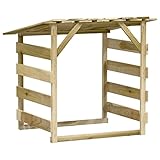Esta pérgola de madera con techo será un gran aporte decorativo para tu jardín o cualquier área al aire libre.