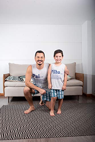 PIJAMA ADULTO MASCULINO VERÃO FAMÍLIA PAI (XG)