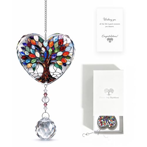 OneraOner Thank You Gifts for Women,Tree of Life Crystal Sun Catcher Gift - image 1