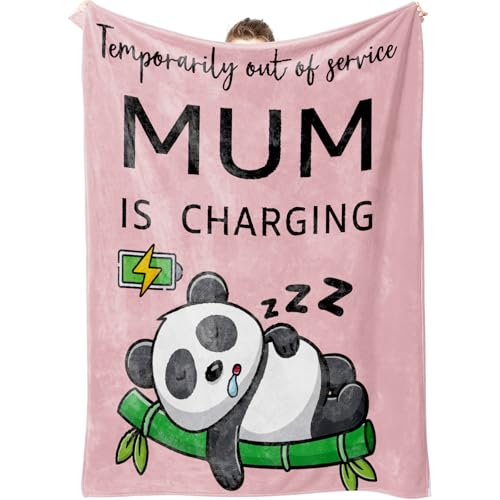 Gifts for Mum, Mum Birthday Gifts, Unique Soft Cute Blanket for Mothers Day, Presents for Mama, Christmas Gifts Idea from Daughter Son, Best Mother’s Day Gifts, Winter Blanket 60"x50"