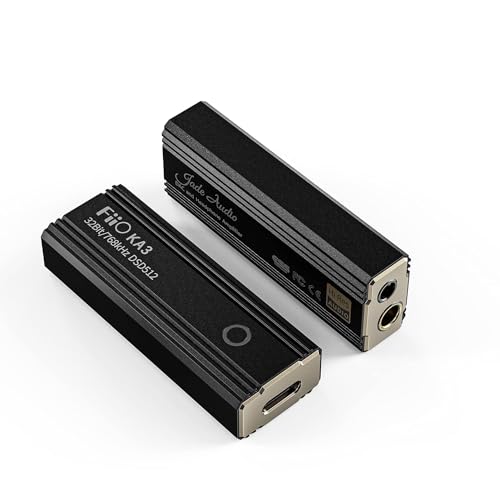 FIIO KA3 Portable DAC with Balanced Headphone Amplifier ES9038Q2M 32bit 786kHz DSD512