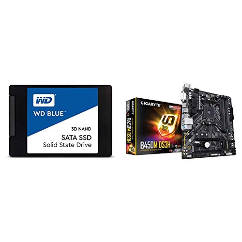 Western Digital 500GB WD Blue 3D NAND Internal PC SSD - SATA III 6 Gb/s, 2.5