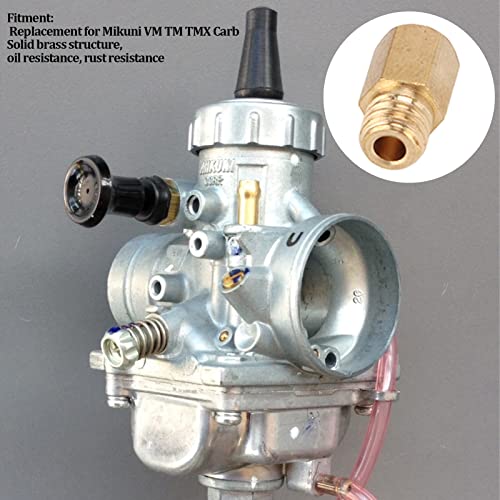 Hex Main Jet, 10Pcs Solid Brass Structure Carburetor Main Jet Kit, Hex Style Main Jets Automotive Replacement Parts For Vm Tm Tmx 300‑390 #TOP2
