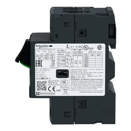 Interruttore automatico GV2ME disjoncteur triphasé 17-23 A contre les surcharges - 2