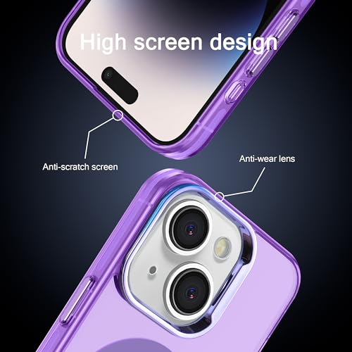 Coque iPhone 14 Plus compatible Magsafe protection fine antichoc violette S. Tedazo - 7