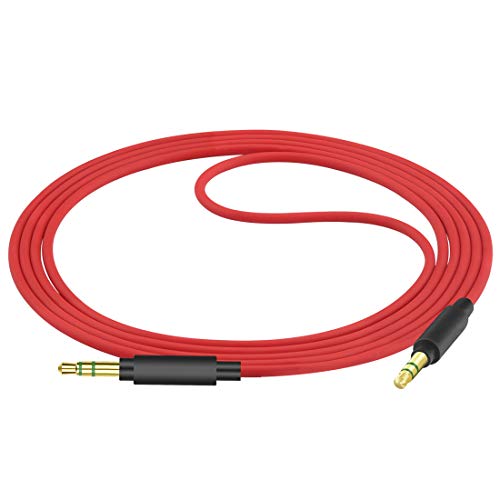 Image of GEEKRIA Audio Cable Compatible with Sony WH-1000XM6 / 1000XM5 /1000XM4, WH-XB920N, INZONE H5 Headphones, 3.5mm Replacement Stereo Cord (4 ft /1.2 m)