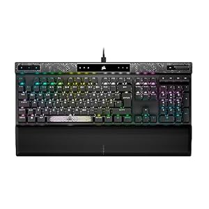 CORSAIR K70 MAX RGB Magnetisch-Mechanische Kabelgebundene Gaming-Tastatur – MGX Einstellbare Schalter, SOCD und Rapid Trigger, PBT Double-Shot-Tastenkappen, Schalldämpfung, 8000Hz, QWERTZ DE – Grau
