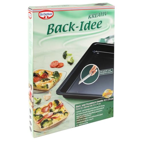 Dr. Oetker 1308 bandeja para horno rectangular grande de 42cm para tartas 7