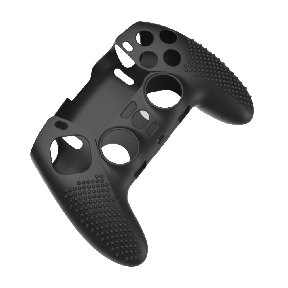 Funda protectora de silicona antideslizante + tapa basculante para controlador PS5 Edge