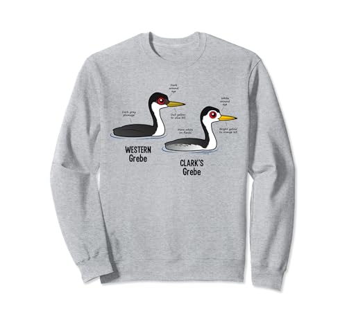 Grebe vs Grebe Cute Cartoon Birdorable Bird Design Sweatshirt