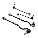 ALADICHE 8pcs Front Lower Control Arm & Ball Joint Sway Bar End Link Compatible with 2007-2013 BMW X5, 2008-2013 BMW X6