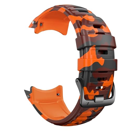 [SRMVRNKNNK] Fit For 26mm�V���R���X�g���b�v�ɓK�� Fit For Instinct 2X�N�C�b�N�����[�X�E�H�b�`�o���h�ɓK��(Camo orange)