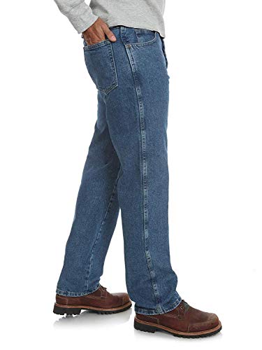 image for Rustler Classic Relaxed Fit, Medium Stonewash, 34W x 32L