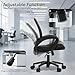 Ergonomic Office Chair - 330Lbs, Breathable Mesh Computer Desk Chair with Lumbar Support & Armrest, Rolling Swivel Adjustable Tilt Lock for Home Office/Gaming, Bedroom Study