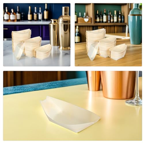 Platos de madera para sushi de 5 pulgadas x250 unidades miniatura 7