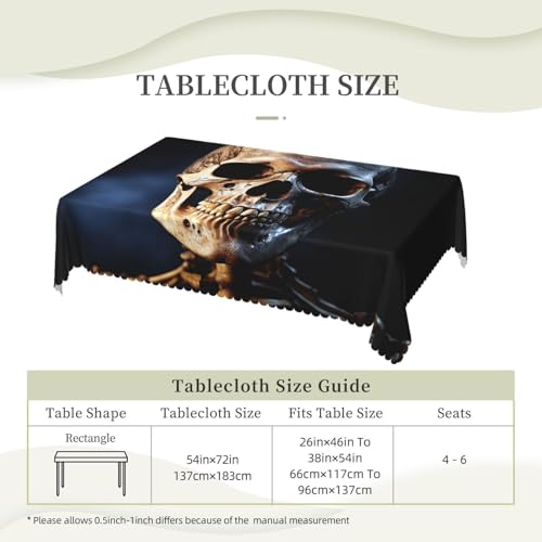 Nappe de table rectangulaire infroissable et imperméable chic - 3
