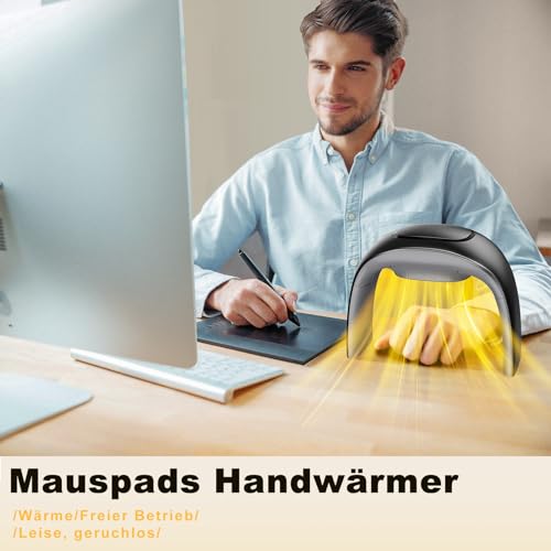 Chauffe-mains pour bureau pliable 100W à 3 vitesses de température - 3