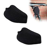 xlwen 2 Pcs SattelstüTze Schutz für Suntour, Neoprenmanschette Sattelstütze Schutz Verhindern Sie, DASS Finger Eingeklemmt Werden und Staub Eindringt(Schwarz)