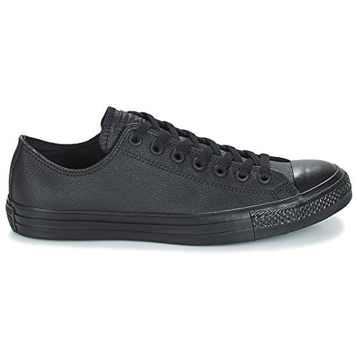 Converse Unisex Adult Chuck Taylor All Star Low Top, Black Mono, 10.5 Womens/8.5 Mens