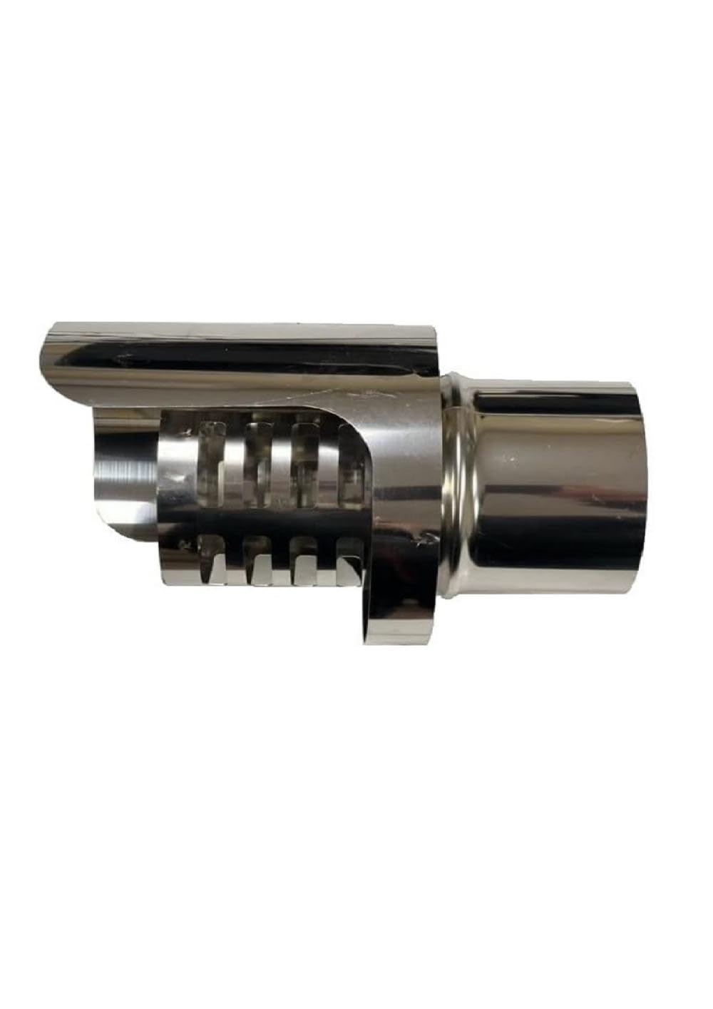 Terminal de fumar gránulos conexión M macho chimenea de acero inoxidable (D 100mm)