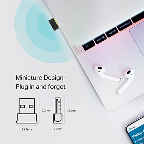 TP-Link Archer T2UB Nano WiFi Dongle, AC600 Bluetooth 4.2 USB hight speed wifi Adapter for PC/Laptop - Image 4