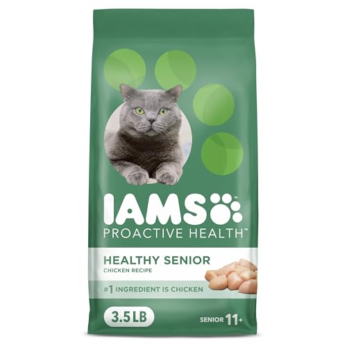 IAMS PROACTIVE HEALTH Healthy Senior Dry Cat Food with Chicken Ca...