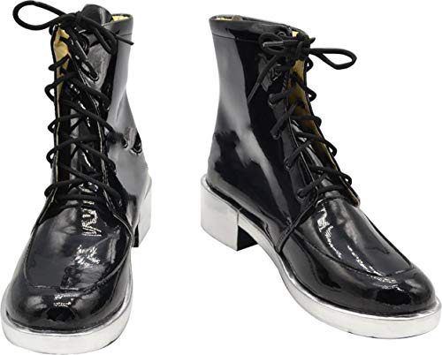 GSFDHDJS Cosplay Bottes Chaussures for Tokyo Ghoul Kaneki Ken Black Cover