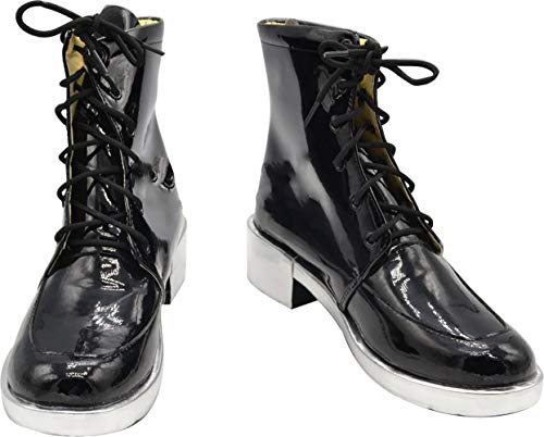 GSFDHDJS Cosplay Bottes Chaussures for Tokyo Ghoul Kaneki Ken Black