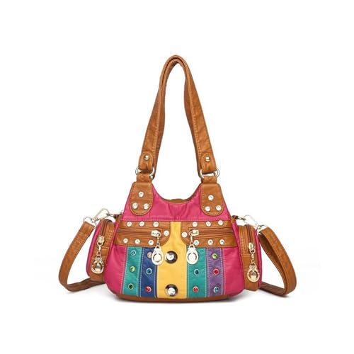 Bolso tote de moda para mujer en cuero sintético PU miniatura 1