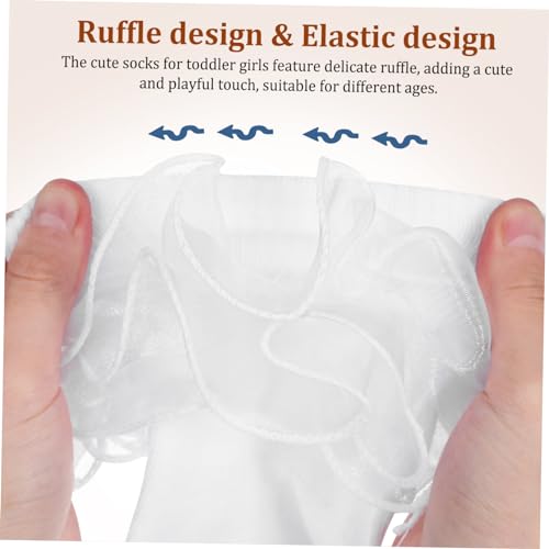 3pairs Socks for Girls Lightweight Cotton Lace Ankle Socks Cute and Breathable Design for Boy Girl for Daily Wear and Special Occasions3