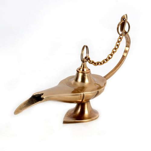Antique Brass Oil Lamp, Aladdin Magic Genie Lamp