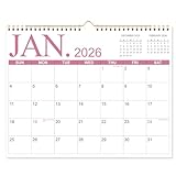 Calendar 2026-2027 - Wall Calendar from April 2026 to June 2027, 2026-2027 Wall Hanging Calendar with Holiday Marked, Premium Paper for Organizing, 11'' x 14'',Four Color