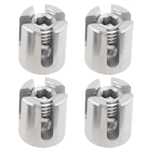 Morsetti per Cavi Incrociati, Morsetti per Cavi a Croce in Acciaio Inossidabile, Morsetto a Croce per Funi Metalliche, Clip Incrociato per Fune,Clip a Croce in Acciaio Inossidabile,per Ringhiera Filo