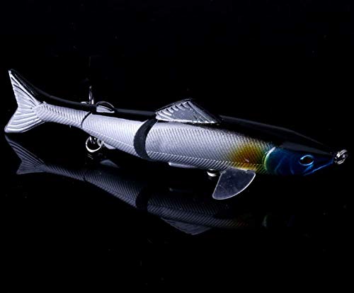 12.5CM/19G The 3 section of Bait Bionic bait Small Fish Stosh with Wings