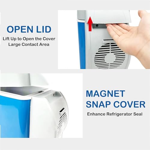 MELLYD Refrigeradores Para Auto, 7.5L, Auto 12v, Geluidsarme Mini Auto Koelkast, Met Koeling En Verwarming Functie Icebox Voor Auto, Cool Geschenken Voor Auto - Image 6