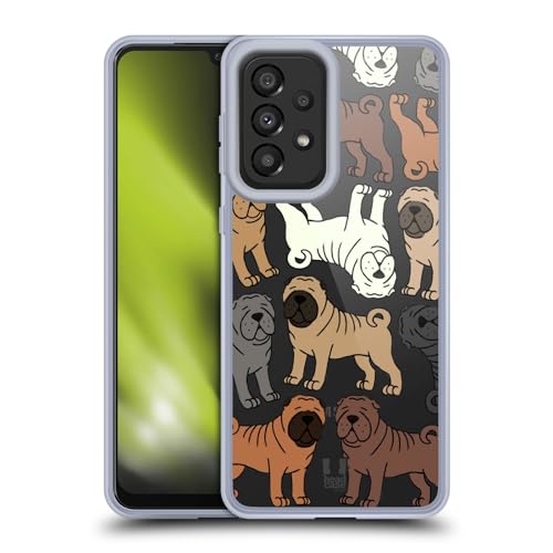 Head Case Designs Chinese Shar Pei Dog Breed Patterns 4 Gel Case [Military Grade Protection] Compatible with Galaxy A33 5G (2022)