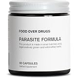Food Over Drugs Parasite Formula - Full Spectrum Herbal Detox for Humans - 60 ct - Natural Detox & Complete Body Cleanse
