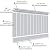 Ekena Millwork WPKP40BBD 40" Height Deluxe Beadboard 8' Length PVC Wainscoting Kit, 41-5/8"