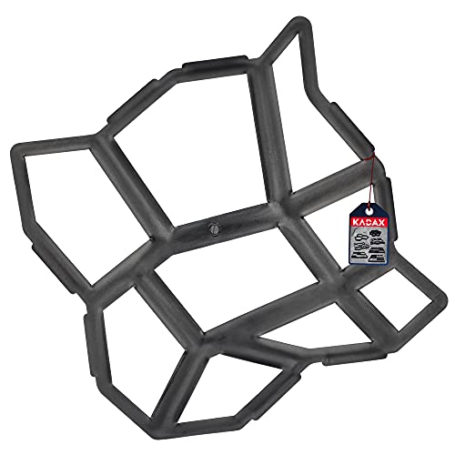 Forma di Pietra di pavimentazione kadax in plastica, Forma in Cemento, Forma, Forma della cassaforma, Forma per Pietre per la pavimentazione, Forma del Trampolino, (41,8 x 42,3 x 3,8 cm, Campione 3)